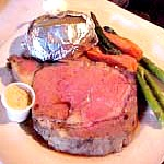 Sunday Prime Rib Dinner-For-Two with Wine $70