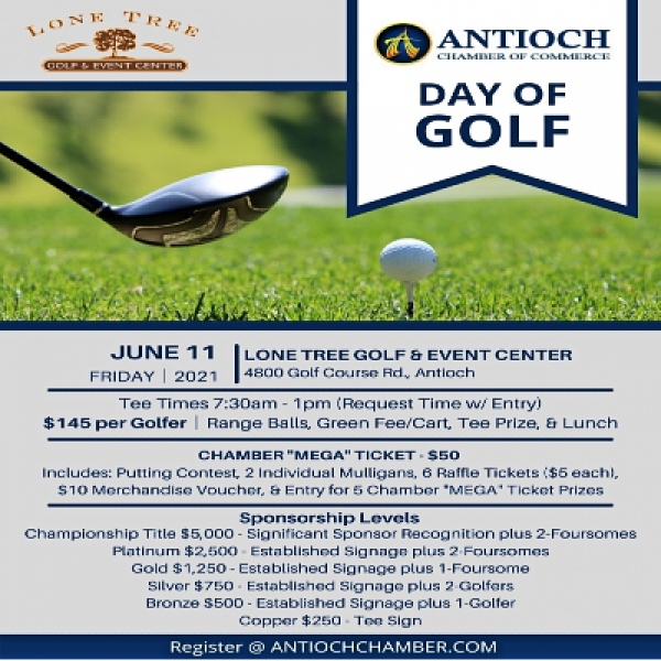 Antioch Chamber of Commerce Golf Tournament Event Calendar Contra