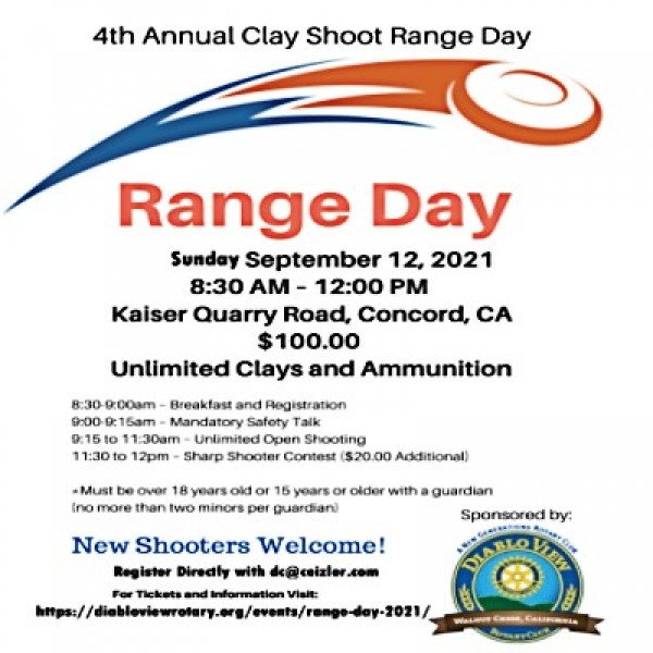 Diablo View Rotary: Range Days | Event Calendar | Contra ...