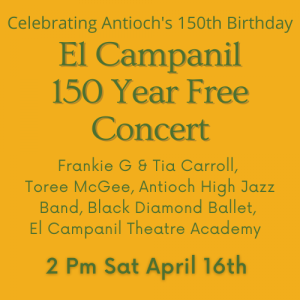Antioch Sesquicentennial Concert Event Calendar Contra Costa Live