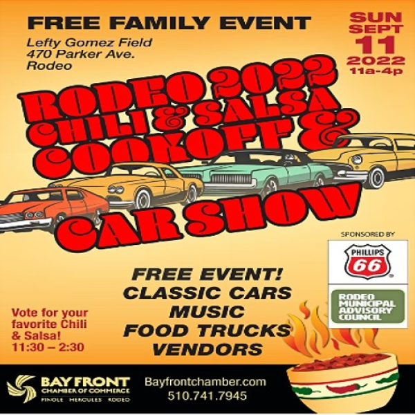 Rodeo Chili & Salsa Car Show 2022 | Event Calendar | Contra Costa Live