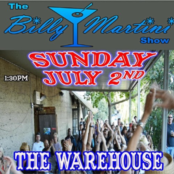 Billy Martini Show Warehouse Event Calendar Contra Costa Live