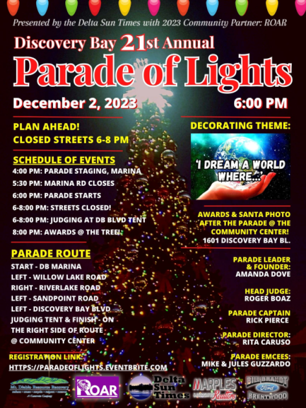 Discovery Bay Parade of Lights & Battle of the Bands Event Calendar