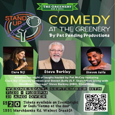 Comedy Night at The Greenery