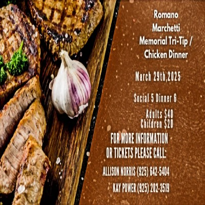 Romano Marchetti Memorial Tri-Tip Dinner