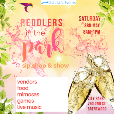 Peddlers in the Park Sip, Shop & Show