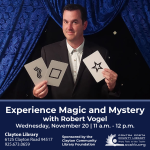 Experience Magic and Mystery with Robert Vogel