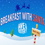 Breakfast with Santa at Dave and Buster's Concord!